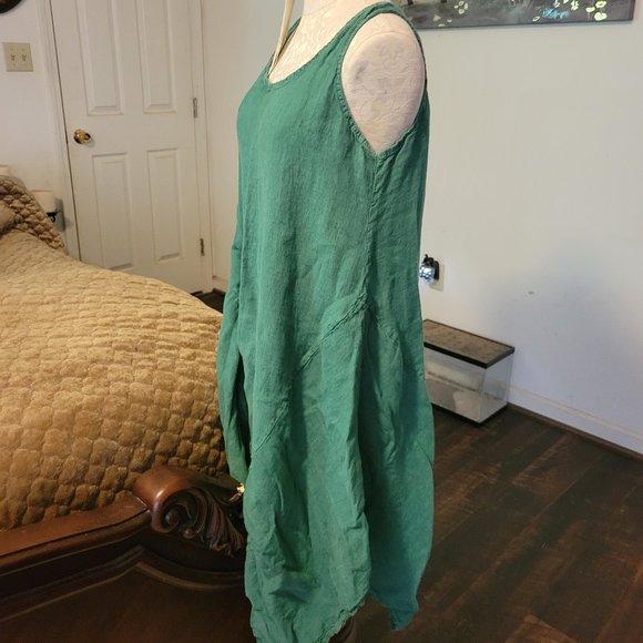 M Made In Italy Linen Dress - Picture 6 of 7